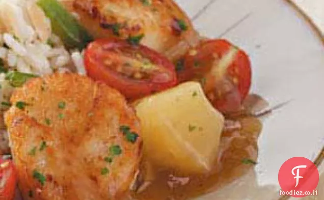 Capesante agrodolce