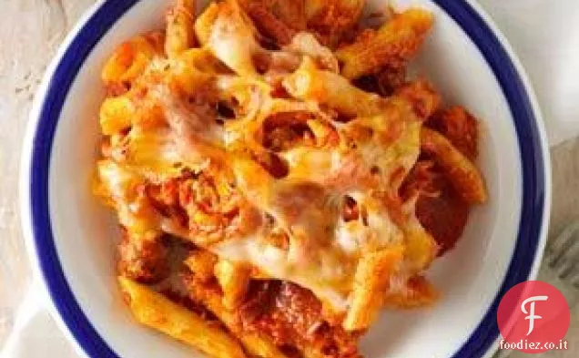 Piatto caldo di pizza di carne-amante
