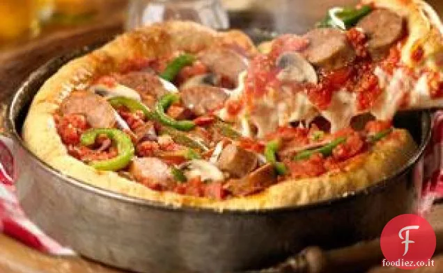 Salsiccia italiana Deep Dish Pizza