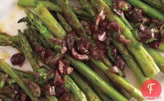 Asparagi Arrostiti con Vinaigrette alle olive Ricetta