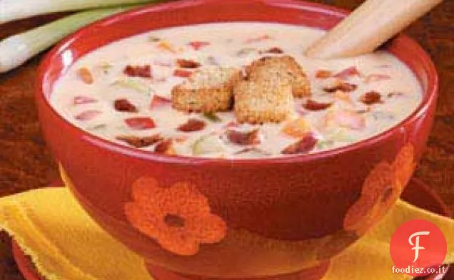 Zuppa di formaggio salato