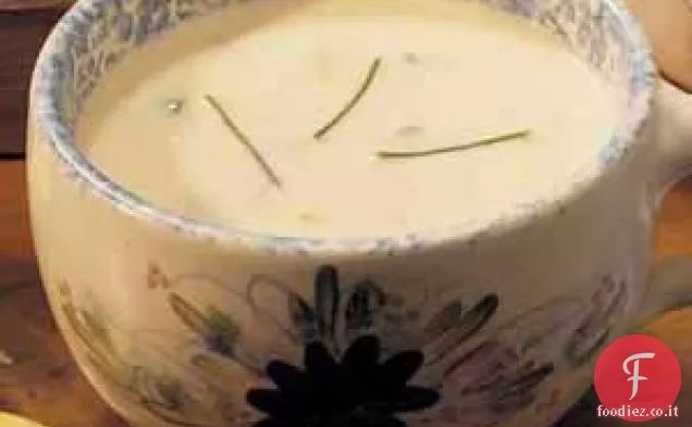 Zuppa di formaggio salata veloce