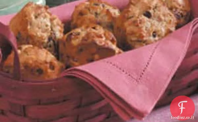 Muffin di crusca di mirtillo