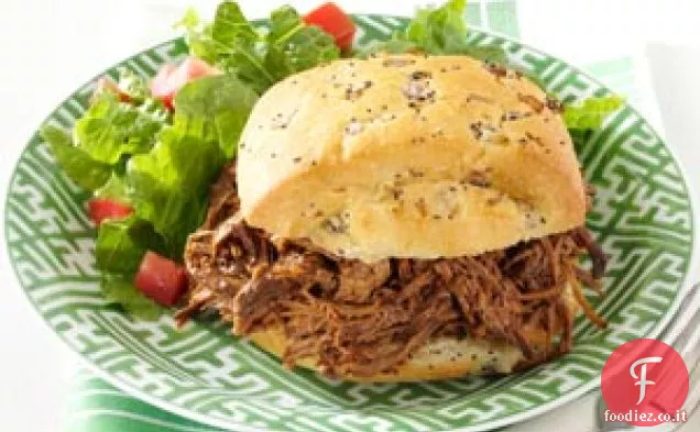 Carne di manzo a cottura lenta dolce e salata