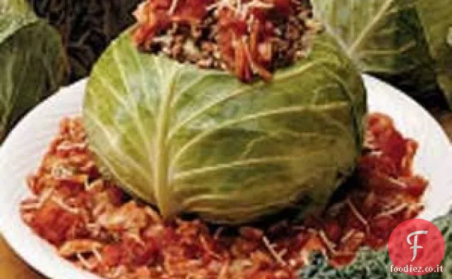 Cavolo intero ripieno