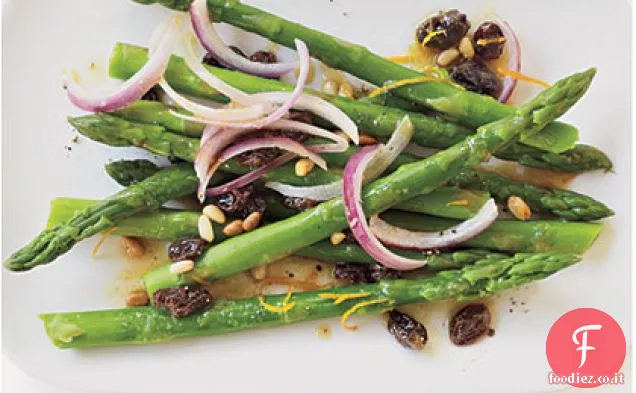 Uva passa e Pinoli Asparagi