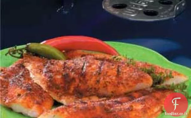 Pesce speziato alla griglia