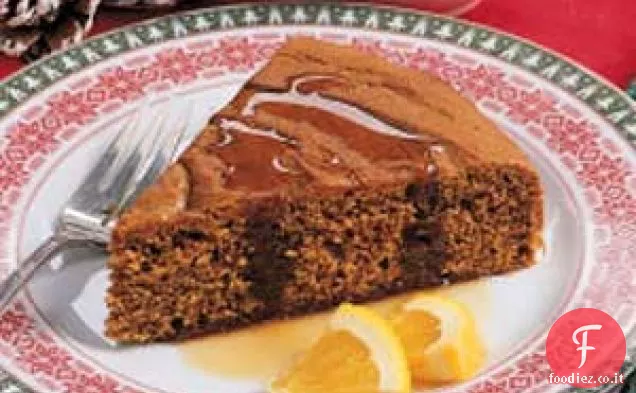 Pan di zenzero con salsa di zucchero di canna