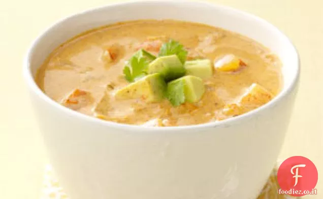 Zuppa messicana di gamberetti