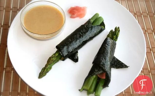 Asparagi con salsa di Miso