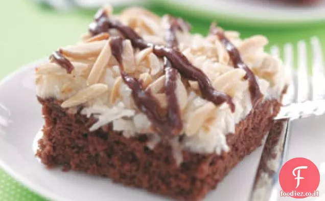La migliore torta al cioccolato al cocco
