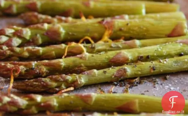 Asparagi Arrostiti con Limone e Timo
