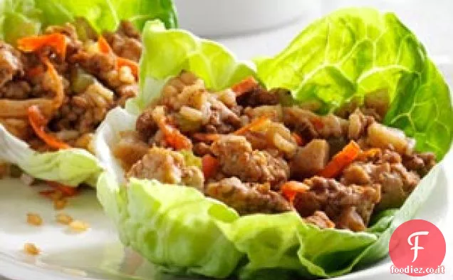 Tacchino asiatico lattuga Tazze