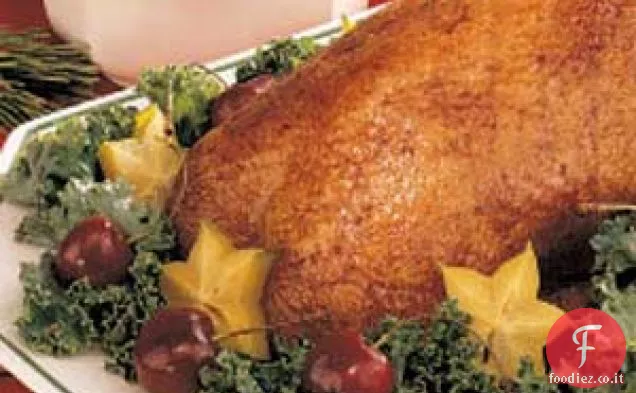 Anatra con salsa di ciliegie