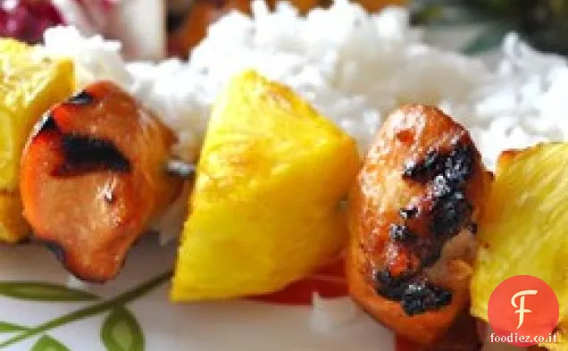 Hawaiian Chicken Kabobs