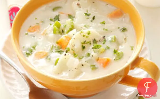 Zuppa di patate abbondante