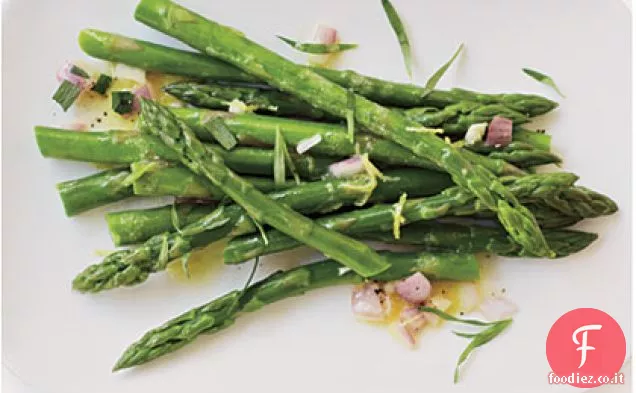 Asparagi al limone e dragoncello