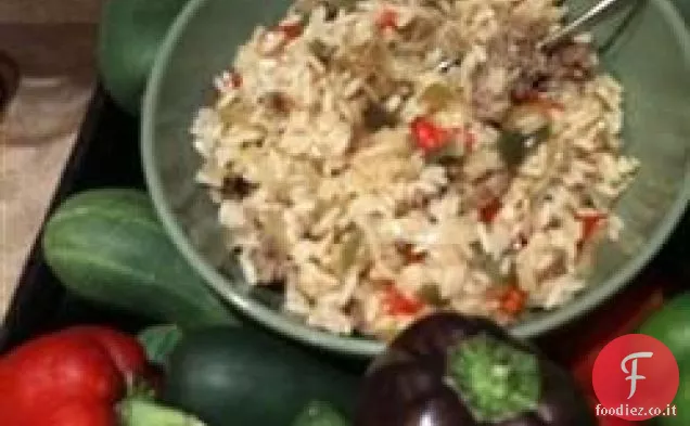 Fiesta Riso Pilaf con salsiccia