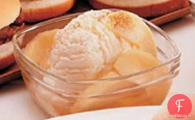 Coppe di mele calde