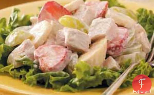Insalata di pollo e frutta