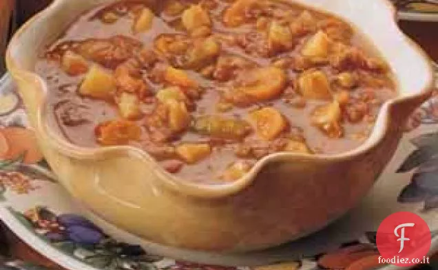 Zuppa di lenticchie al curry