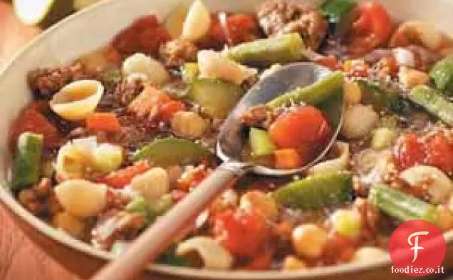 Minestrone con Salsiccia Italiana