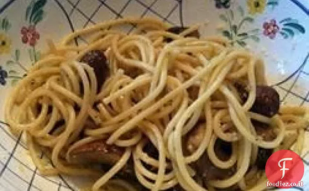 Linguine con Funghi Portobello