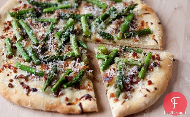 Piadina con Pancetta, Mozzerella e Asparagi