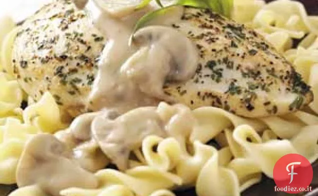 Pollo al dragoncello impertinente