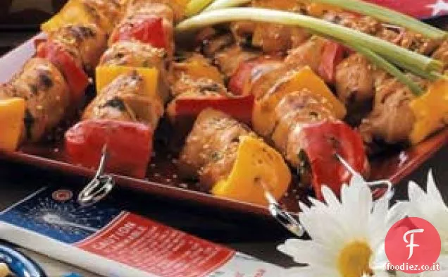 Sesame Chicken Kabobs