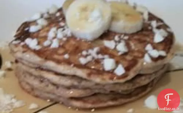 Frittelle di banana di grano intero