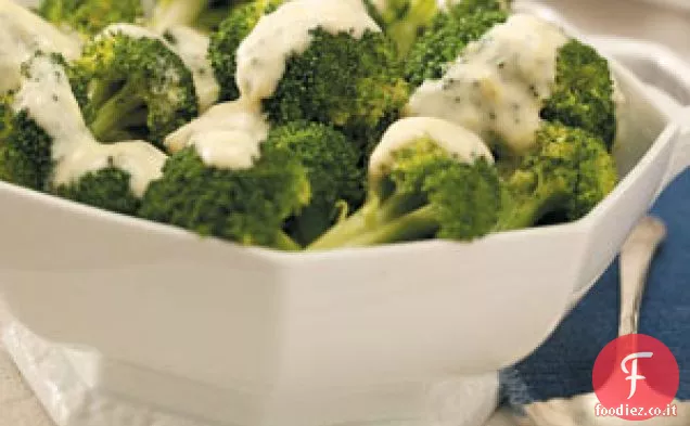 Broccoli con salsa al limone