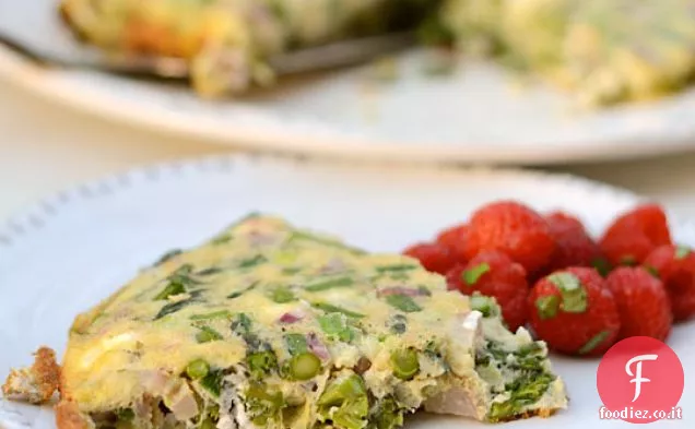 Frittata di Primavera con Asparagi e Ravanelli