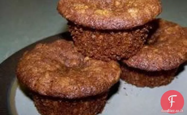 Muffin di sciroppo d'acero di farina d'avena