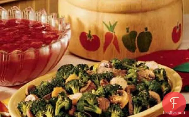Insalata di manzo e broccoli