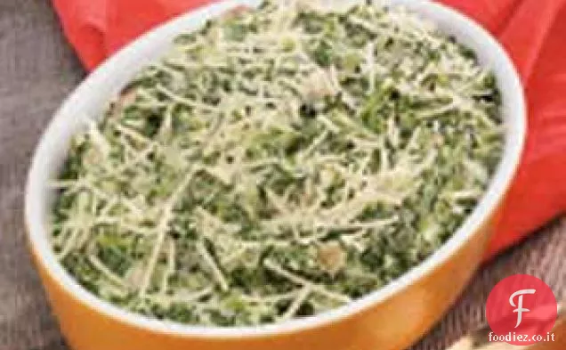 Spinaci cremosi con pancetta