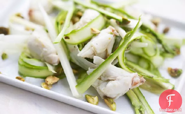 Insalata di granchio e asparagi