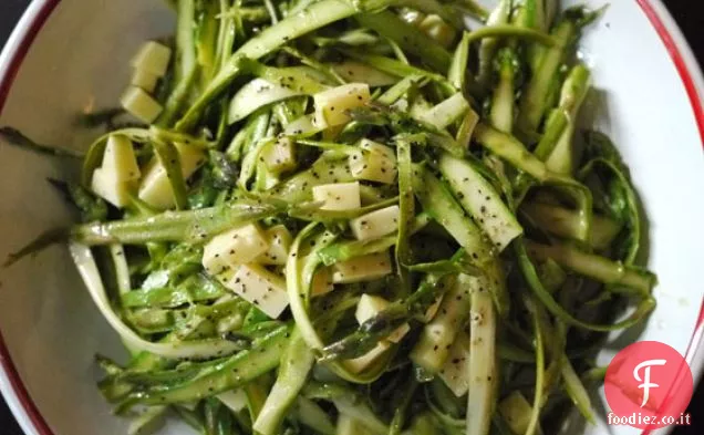 Insalata di asparagi e Fontina rasata
