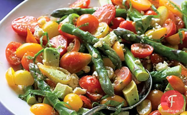 Insalata di pomodorini e asparagi