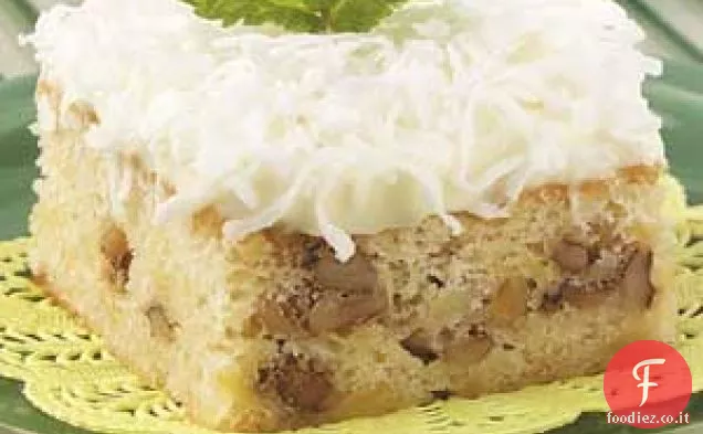 Torta di ananas al cocco