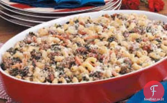 Spinaci Maccheroni di manzo Cuocere
