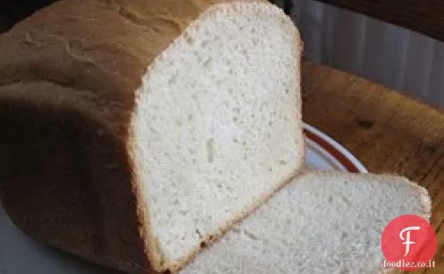 Pane bianco per la macchina del pane
