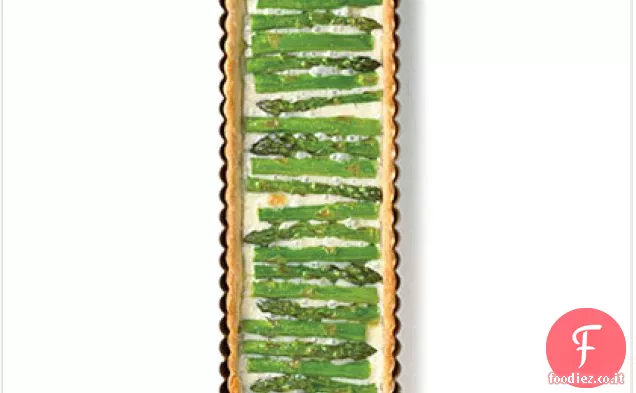 Crostata di asparagi e Teleme