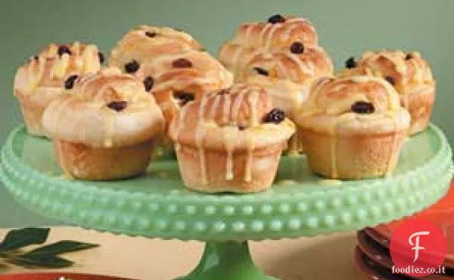Involtini dolci di marmellata di arance