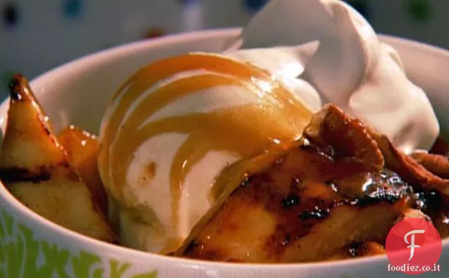 Gelato alla pera alla griglia