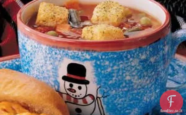Zuppa di verdure vegetariana
