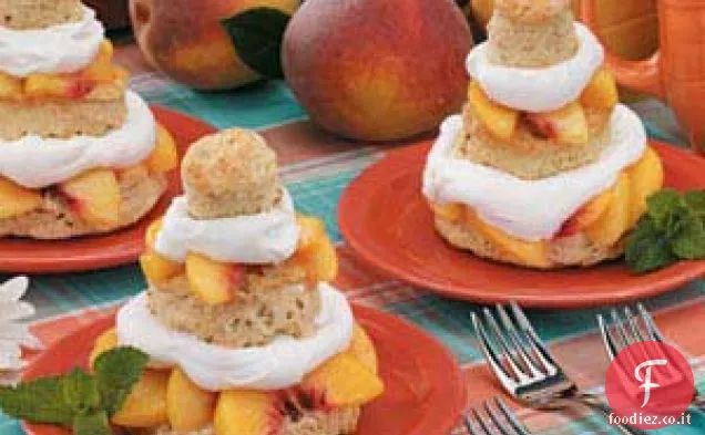 Peach Shortcake Towers