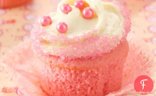 Cupcakes di velluto rosa