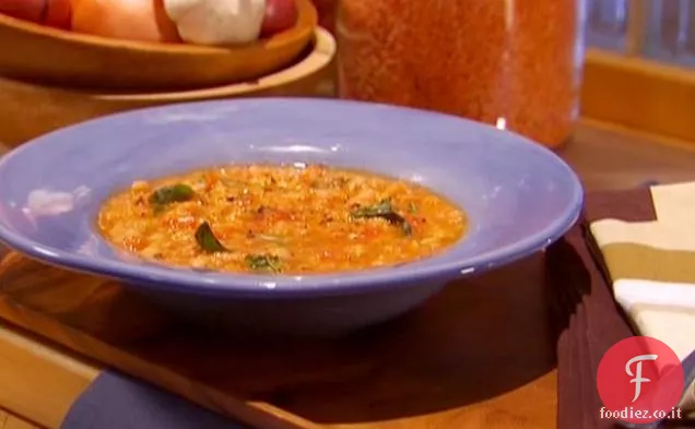 Zuppa di ceci speziata marocchina