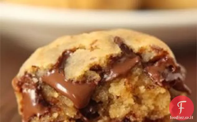 Biscotti al cioccolato al burro di arachidi senza cereali vegani